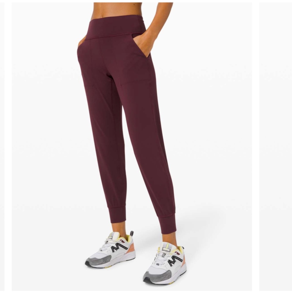 lululemon athletica Women's Deep Maroon Track Joggers